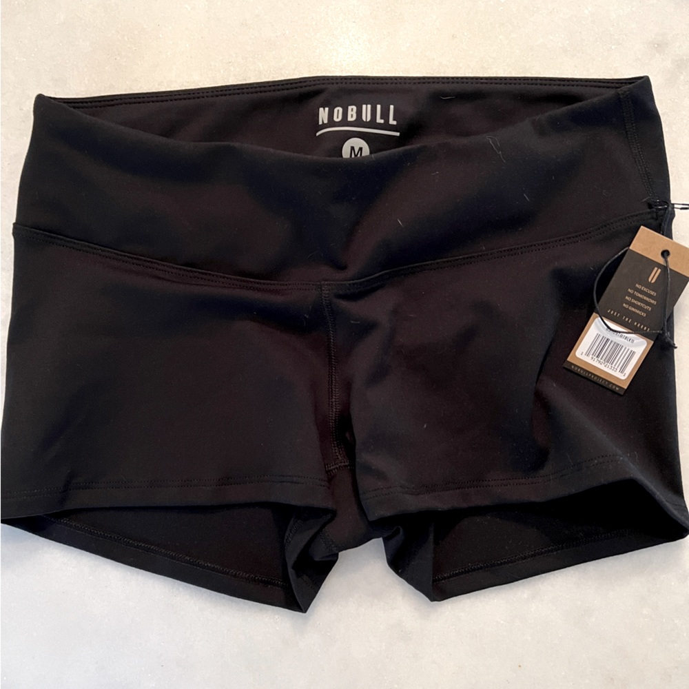 NoBull Black Matte Shorts 2” NWT